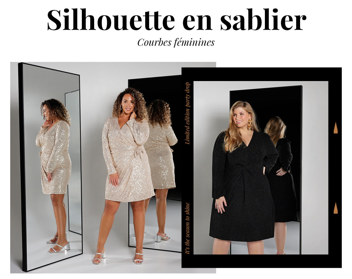 Silhouette en sablier