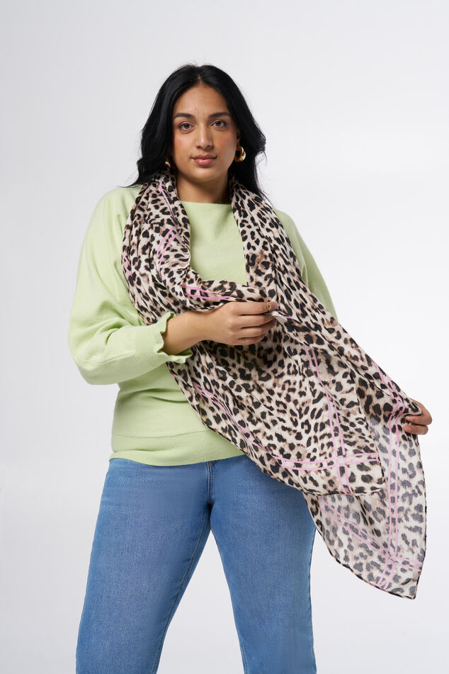Foulard imprimé panthère image number 0