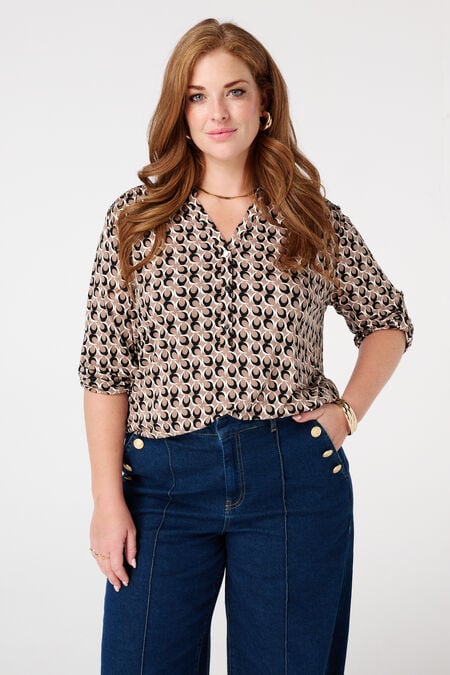 Top en jersey imprimé Top en jersey imprimé