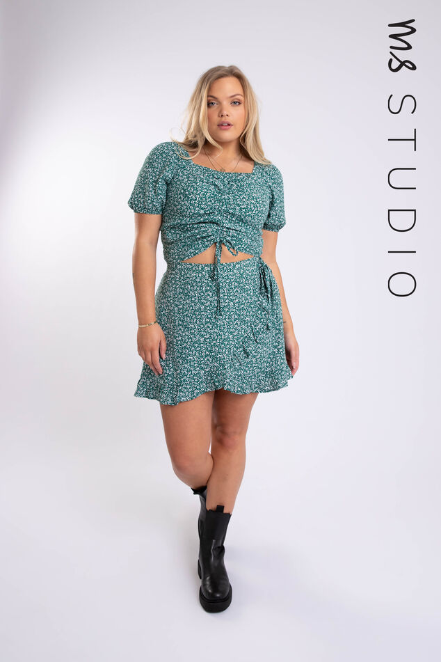 Jupe-short à imprimé floral  image number 0