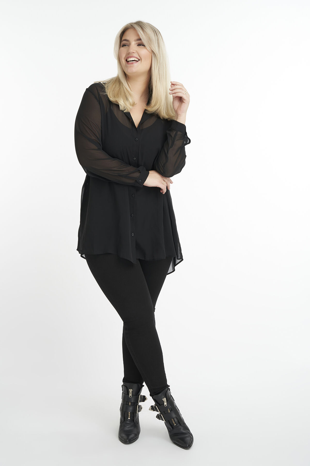 Chemisier transparent   image number 5