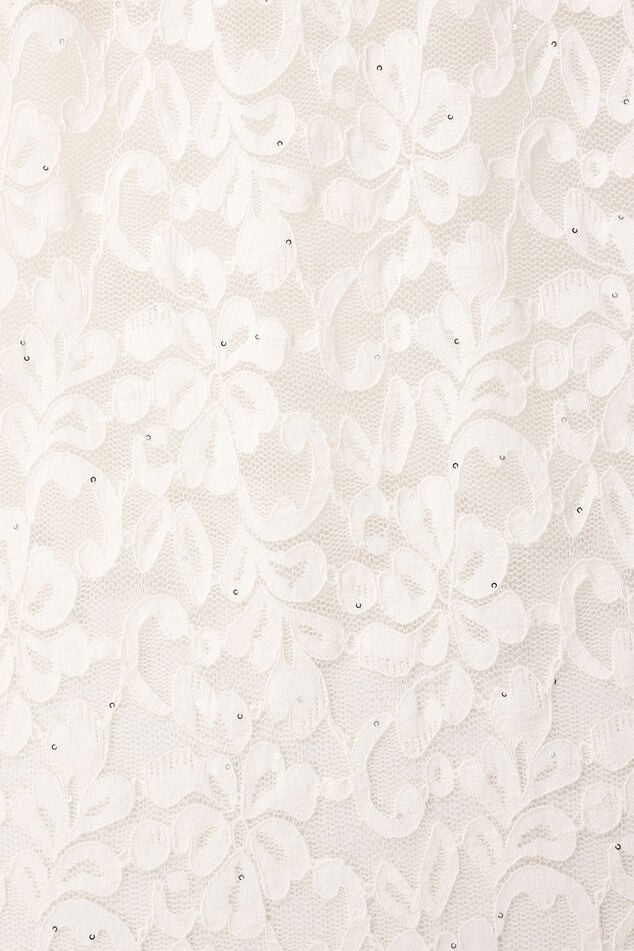 Top avec dentelle et paillettes image number 6