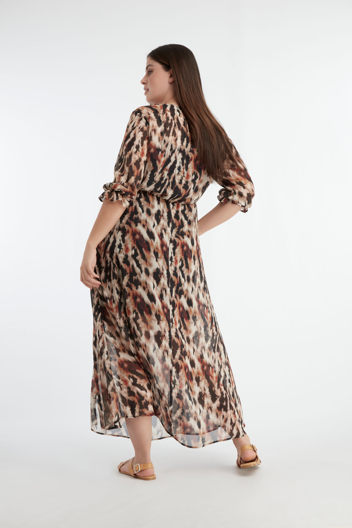 Robe portefeuille boutonnée new arrivals