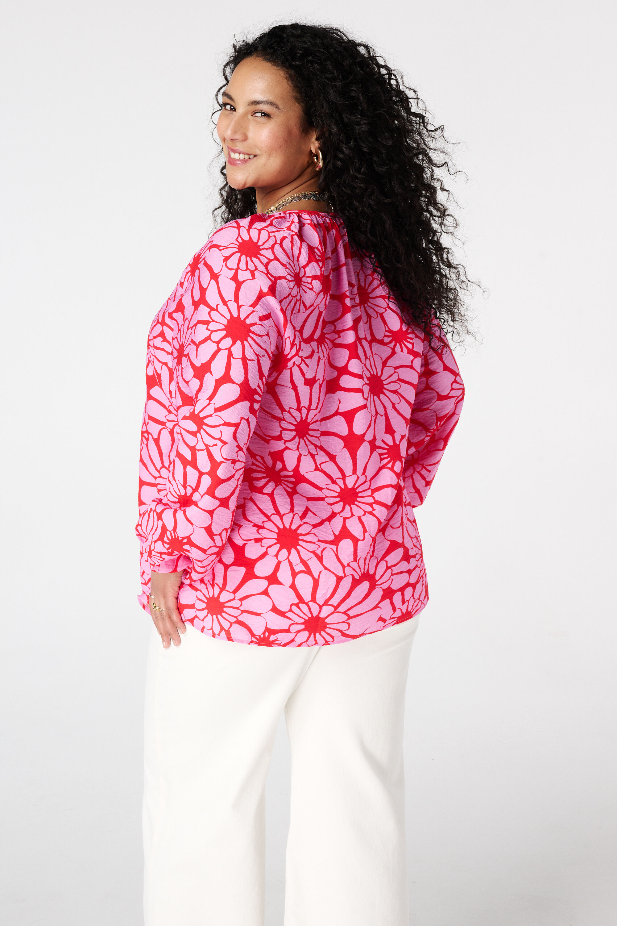 Blouse &agrave; imprim&eacute; image number 3