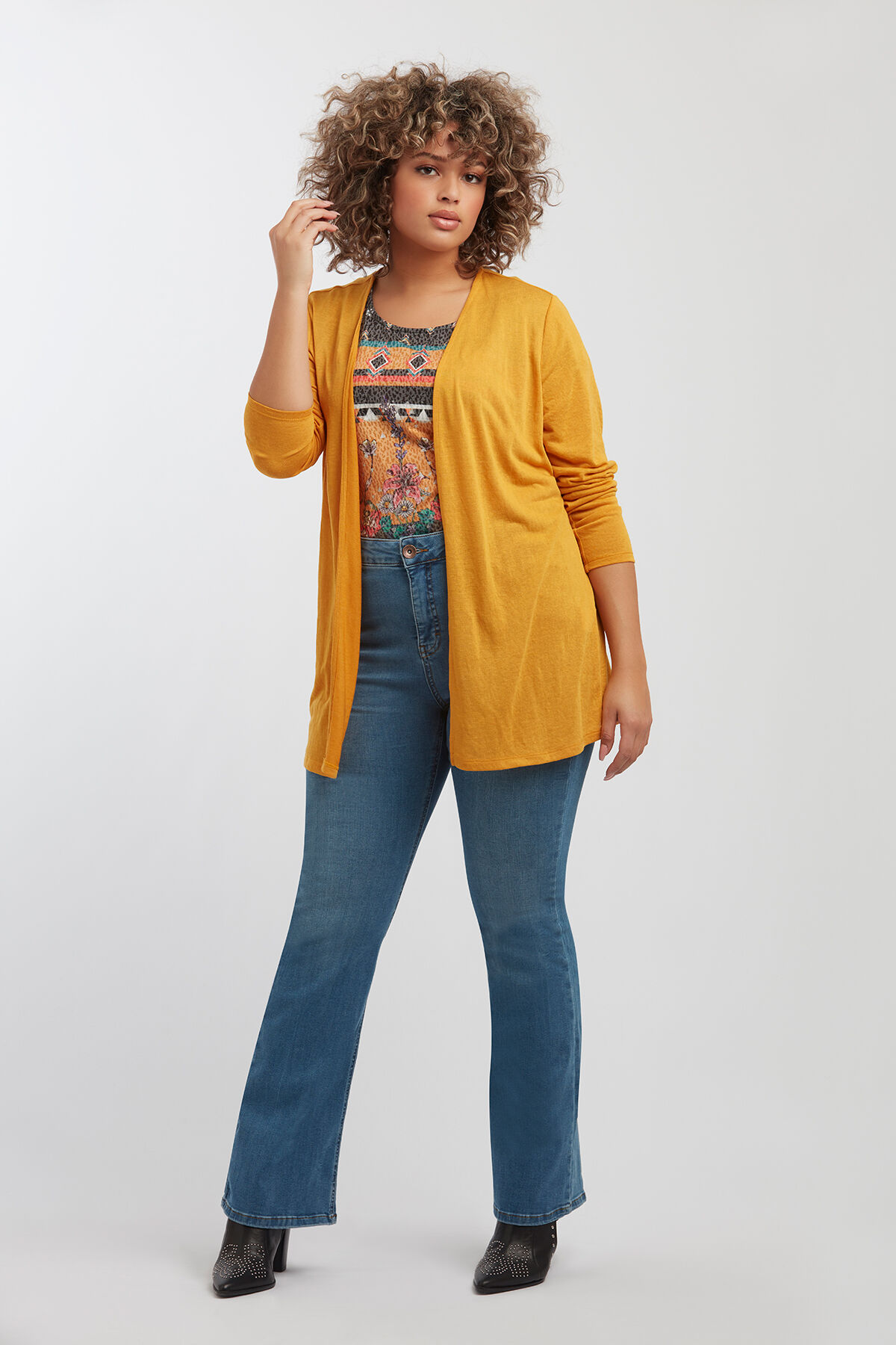 Fin cardigan ouvert image number 3