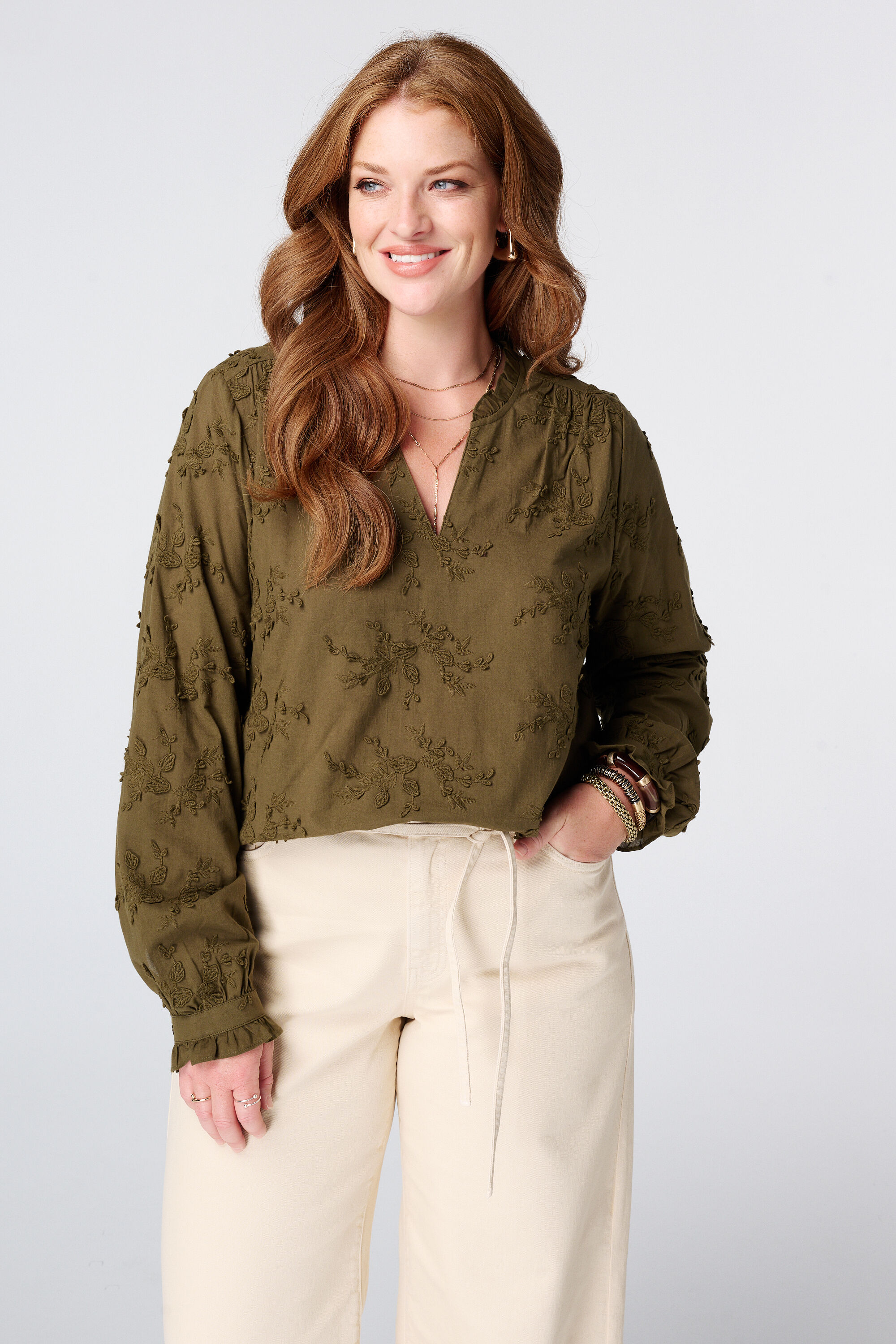Blouse avec broderies image number 0