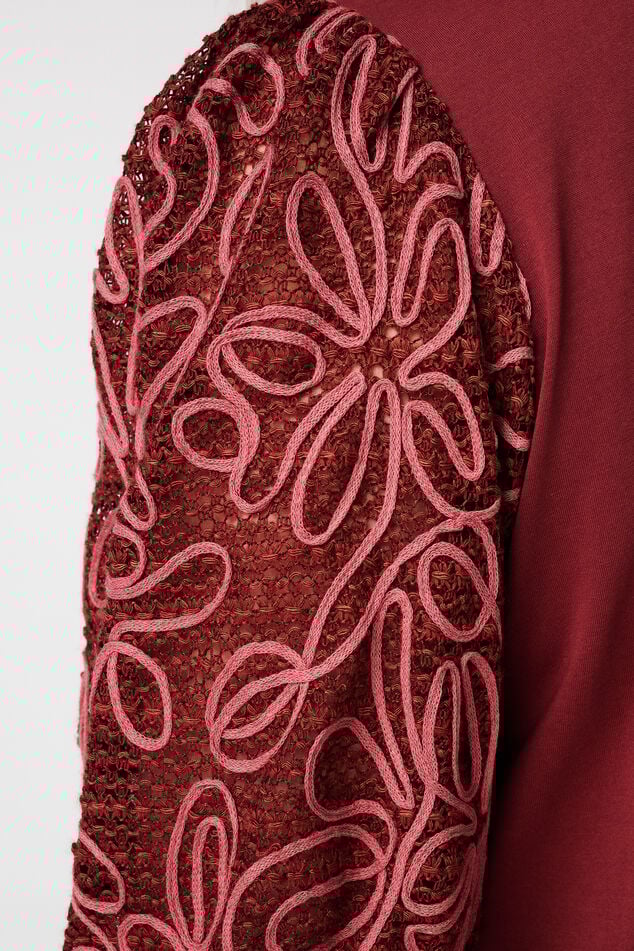 T-shirt à manches brodées image number 6