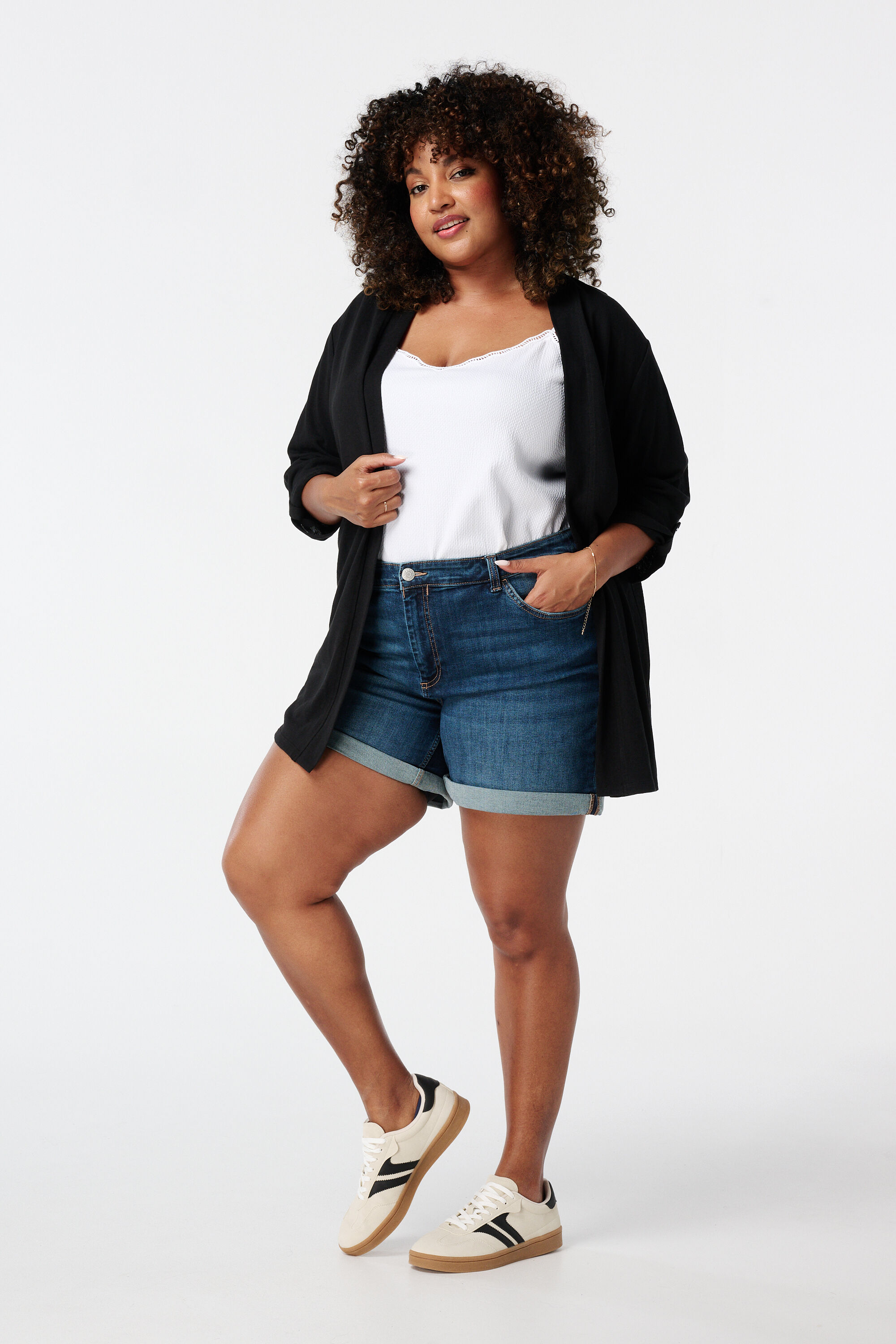 Gilet avec manches trois quarts image number 5