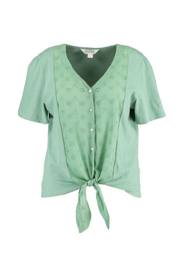 Chemisier au décor noué image number 1