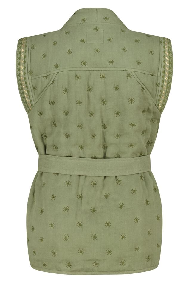 Gilet orné de détails dorés image number 2