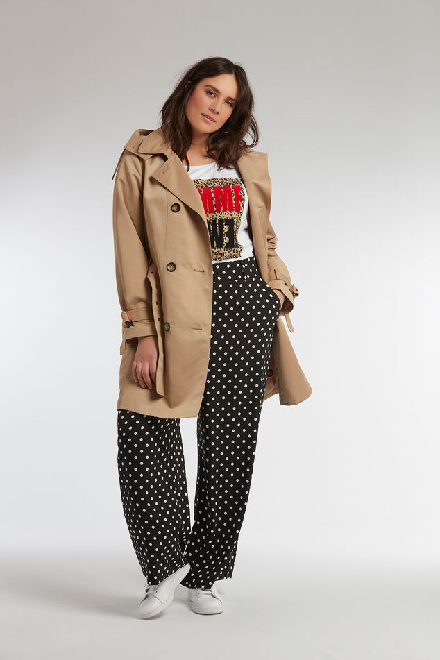 Pantalon fluide à pois image number 6