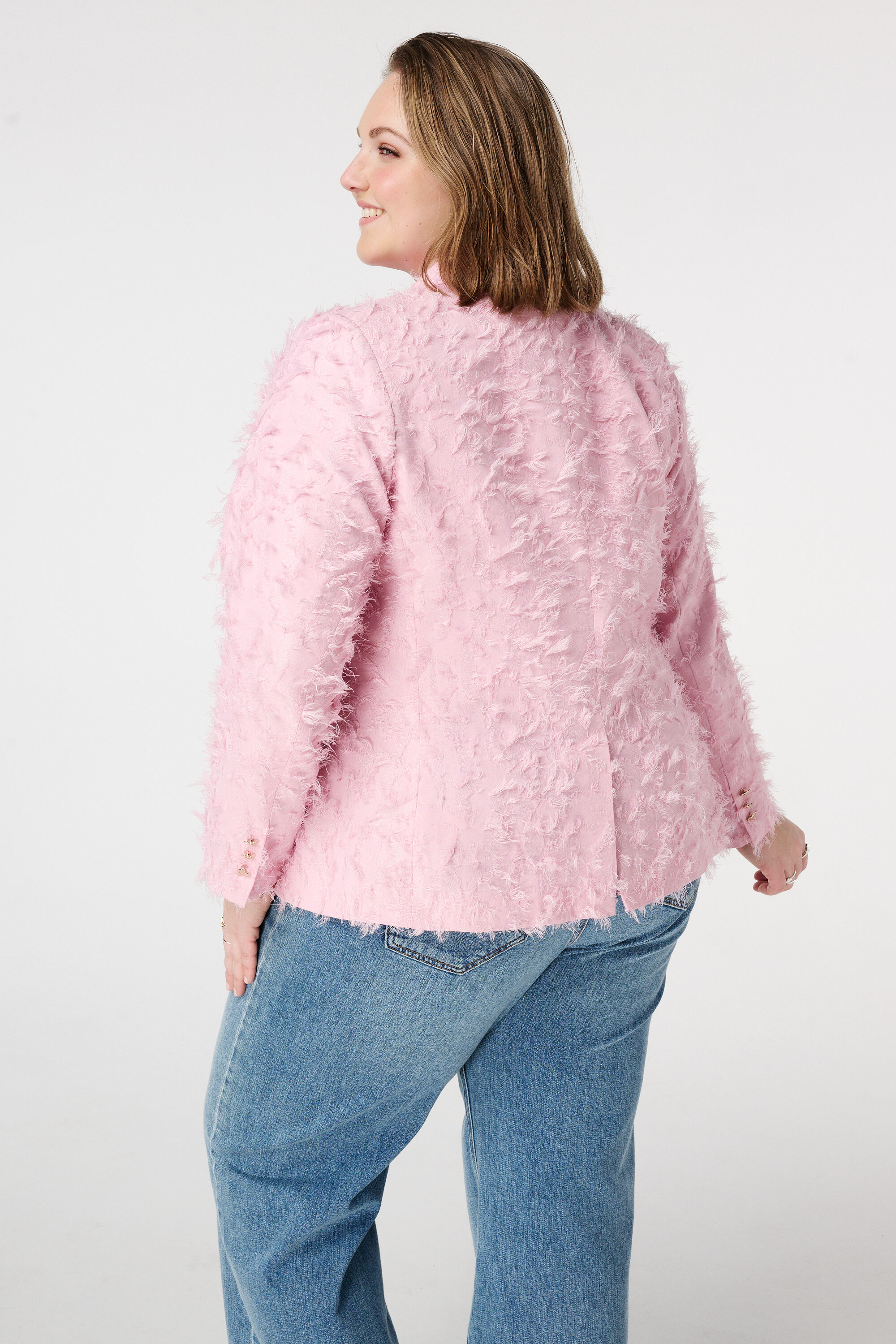 Blazer &agrave; simple boutonnage image number 3