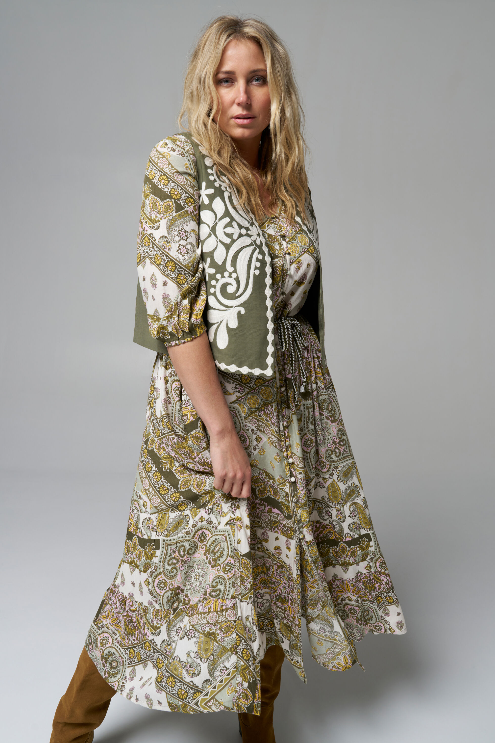 Robe avec imprim&eacute; image number 6