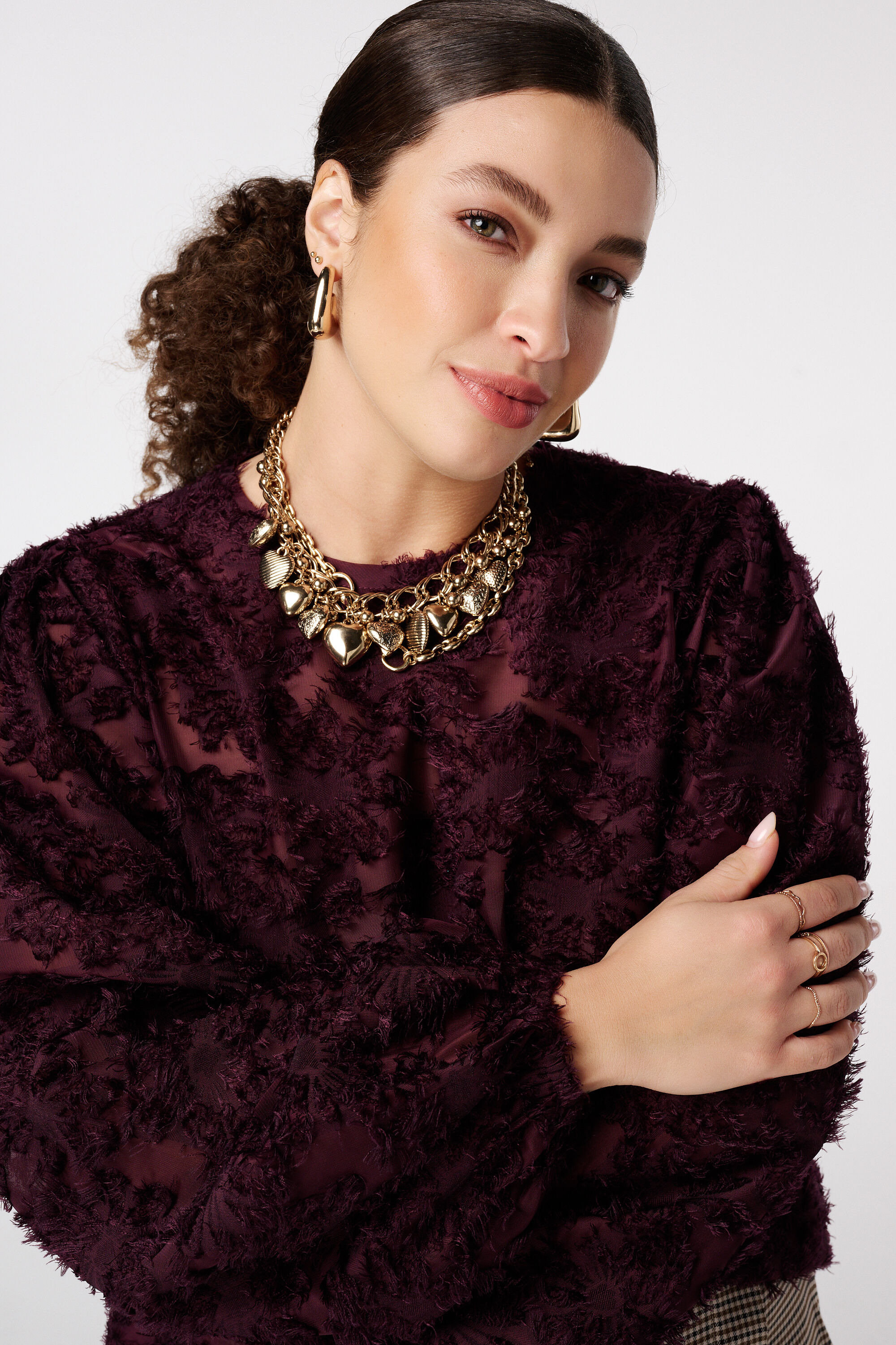 Blouse structur&eacute;e image number 4