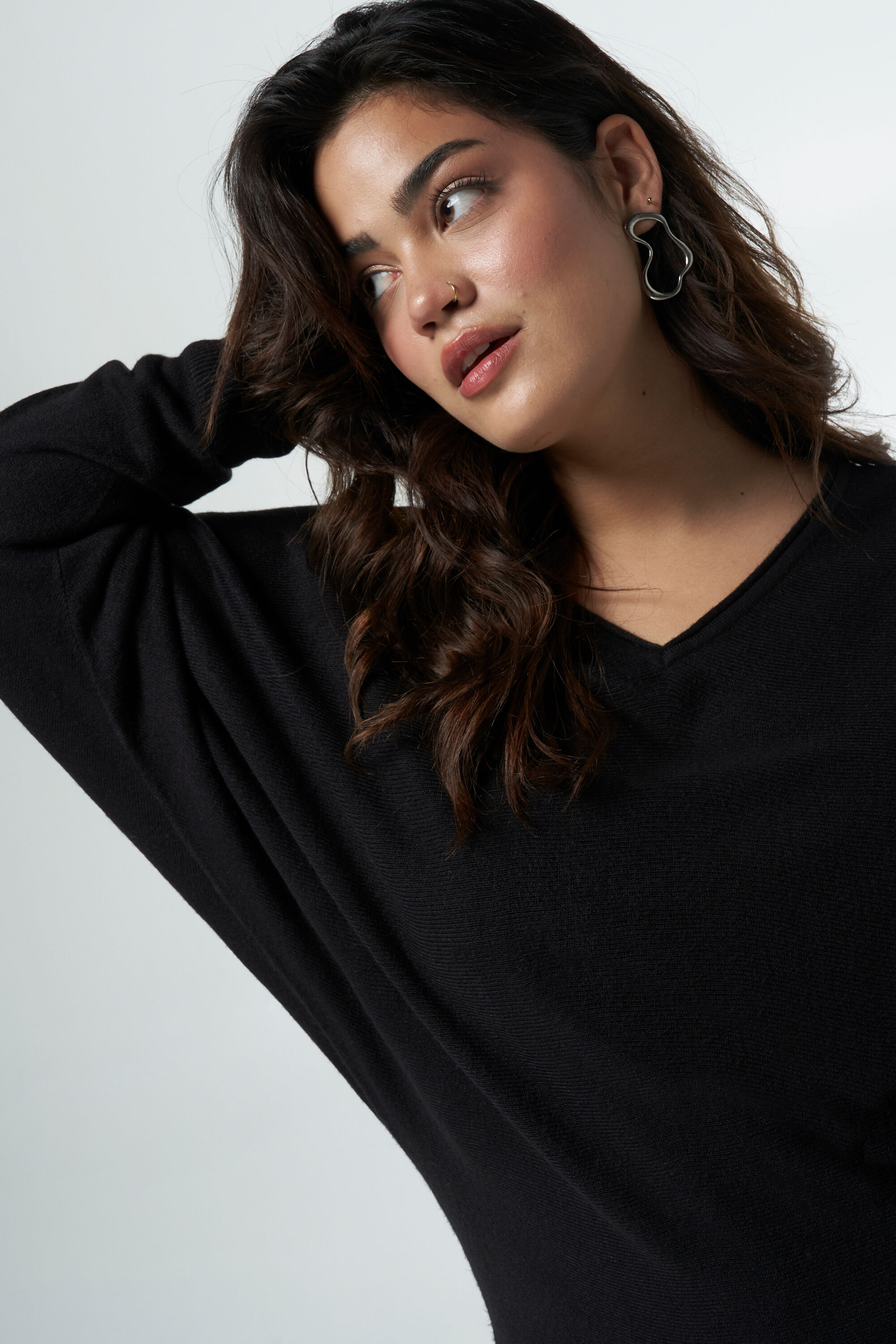 Pull chauve souris noir hotsell