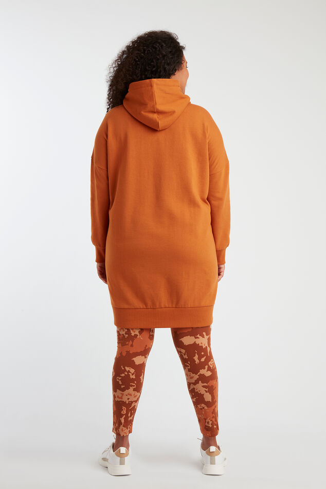 Robe sweat avec capuche image number 5