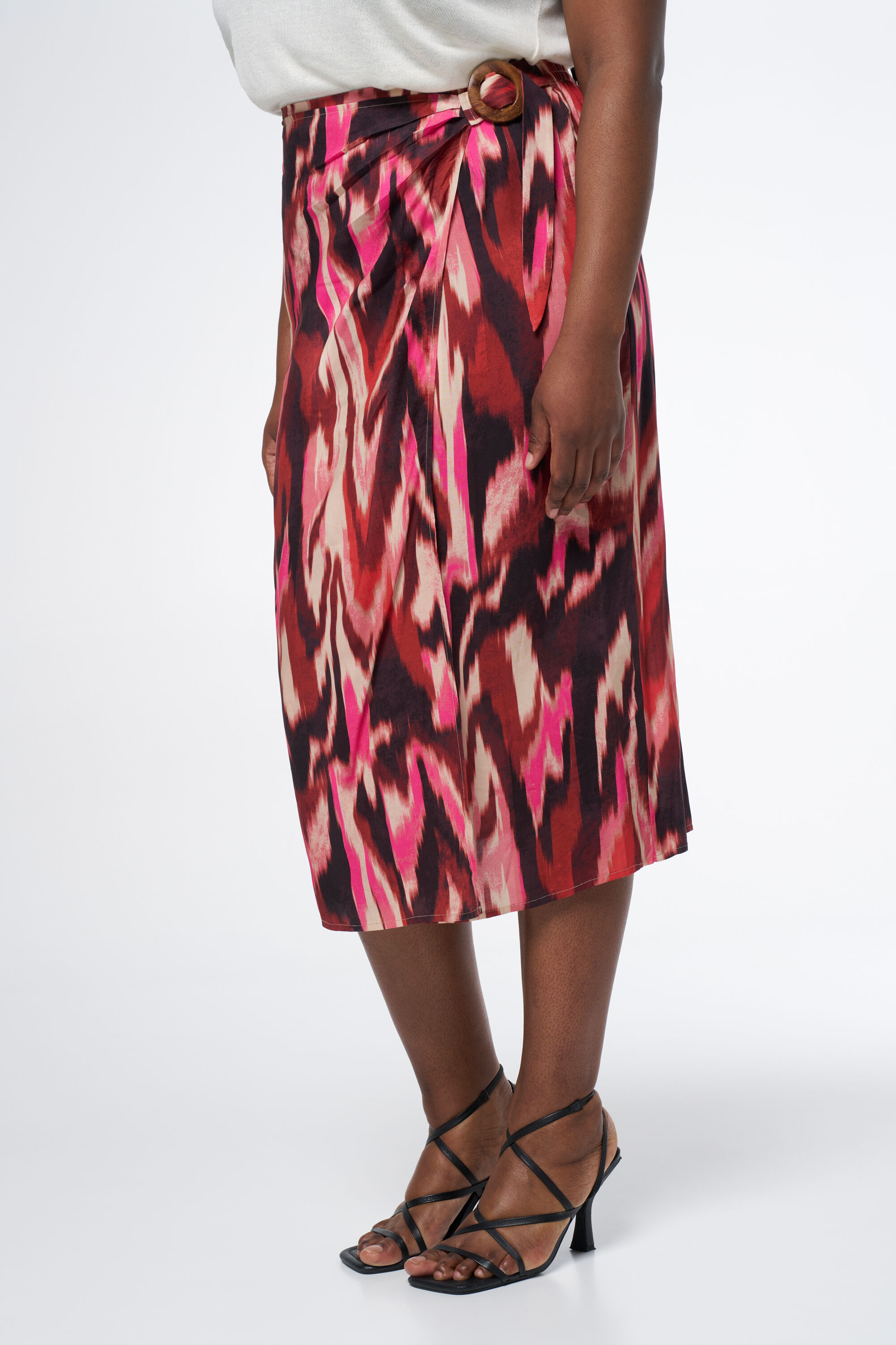 Jupe midi imprim&eacute;e image number 5