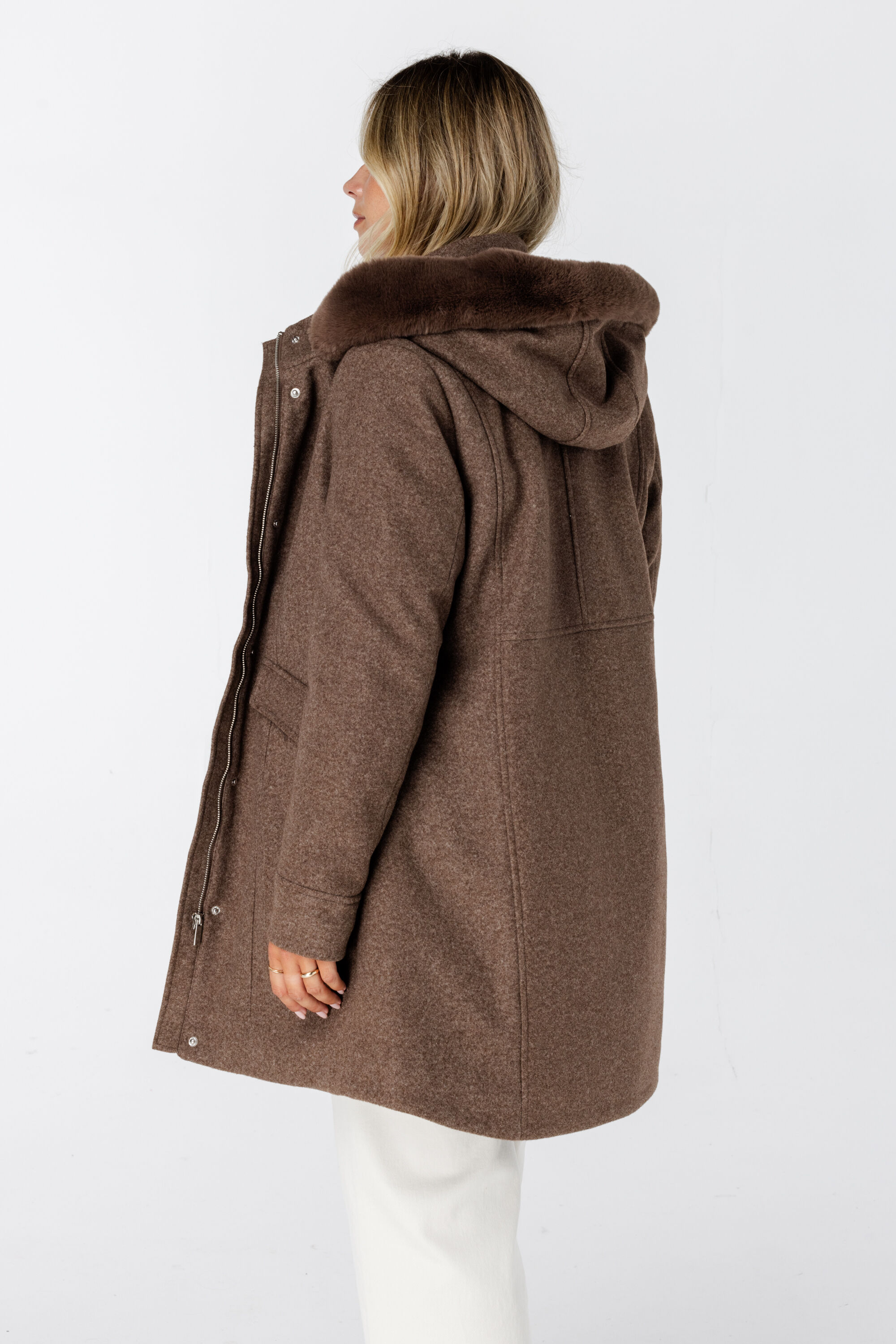 Veste doubl&eacute;e avec fermeture &eacute;clair image number 3