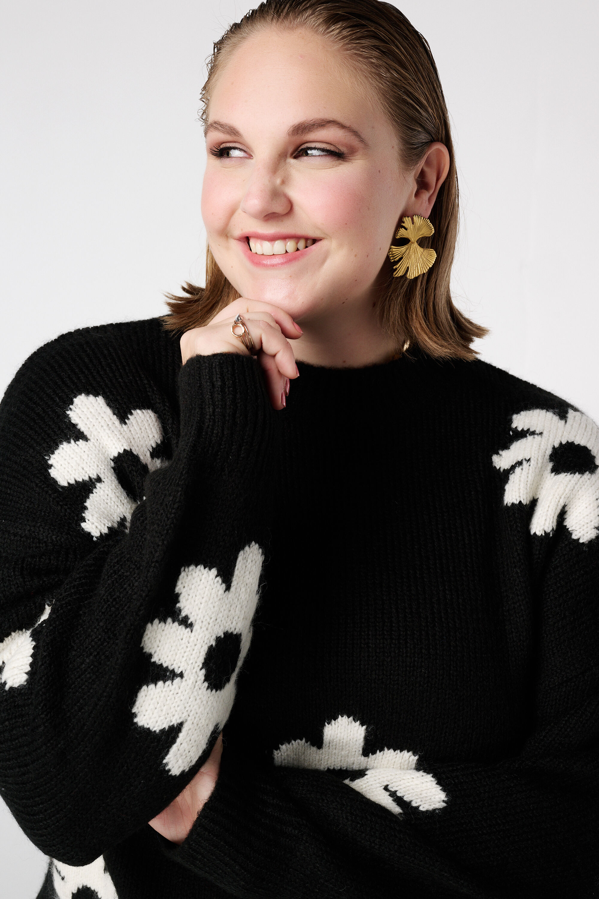 Pull &agrave; imprim&eacute; floral image number 4