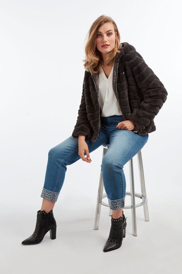 Manteau en fausse fourrure image number 0