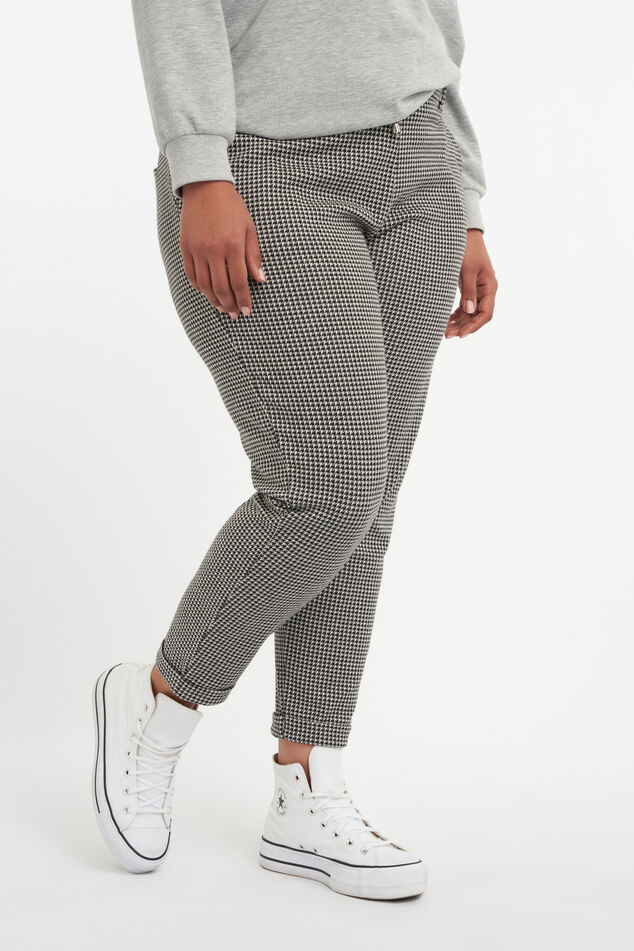 Pantalon ample à carreaux image number 0