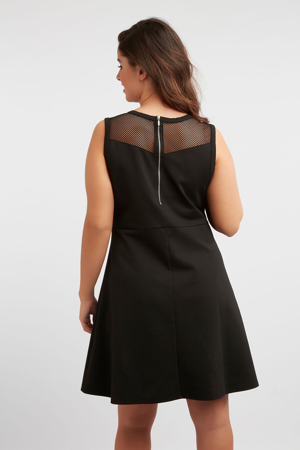 Robe sans manches en maille image number 3