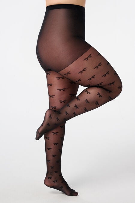 Collants à motifs nœuds Collants à motifs nœuds
