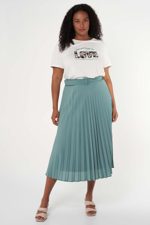 Jupe midi plissée image number 7