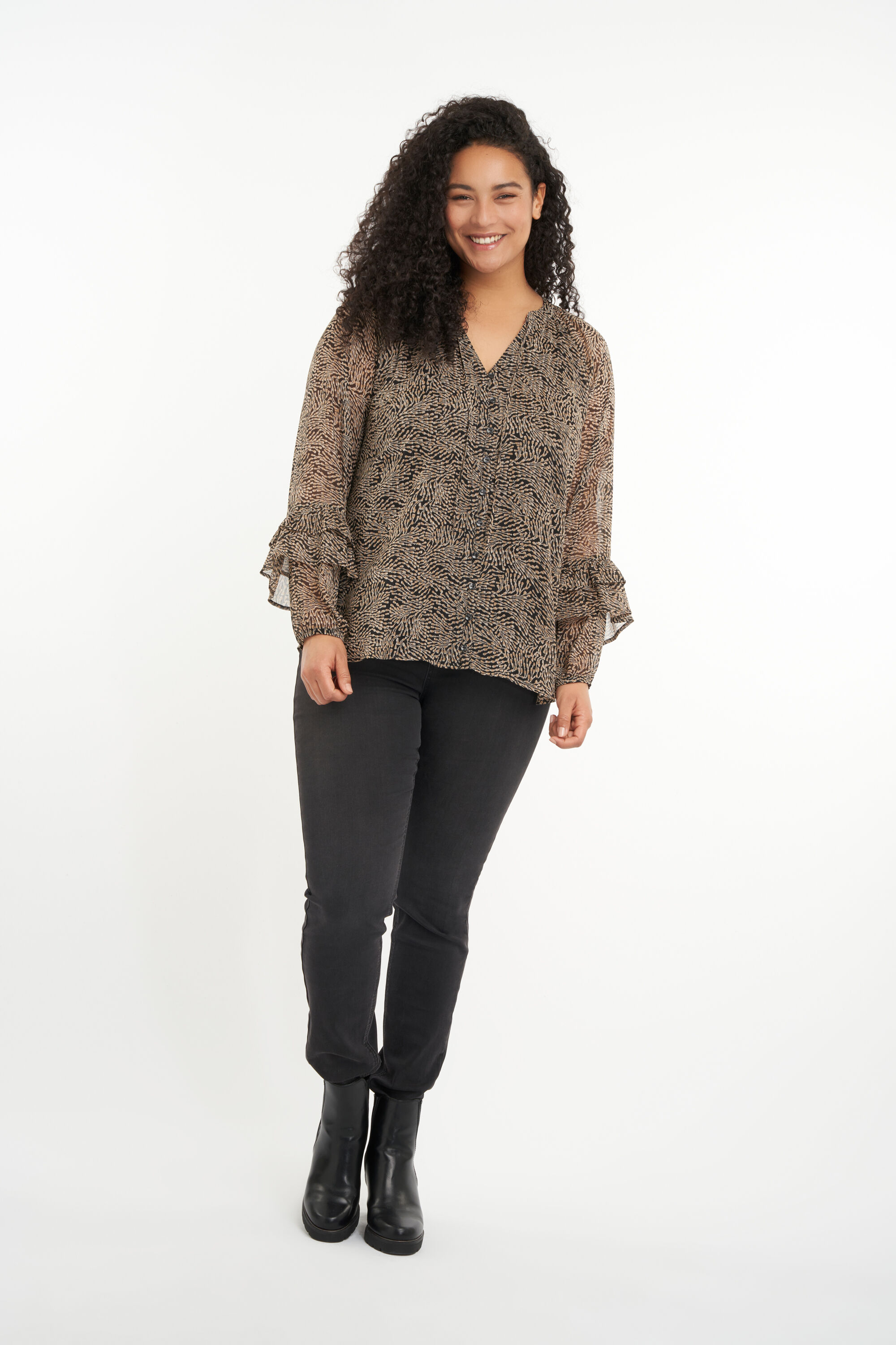 Chemisier &agrave; imprim&eacute; image number 6