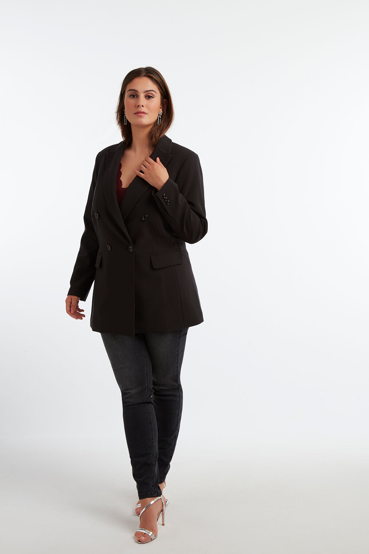 Blazer &agrave; double patte de boutonnage image number 3