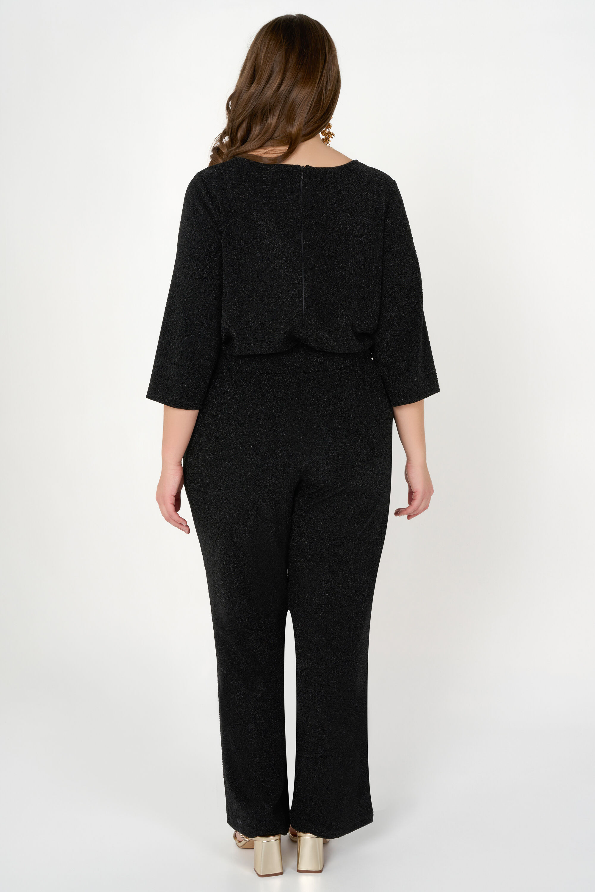 Combinaison avec tissu paillet&eacute; image number 3