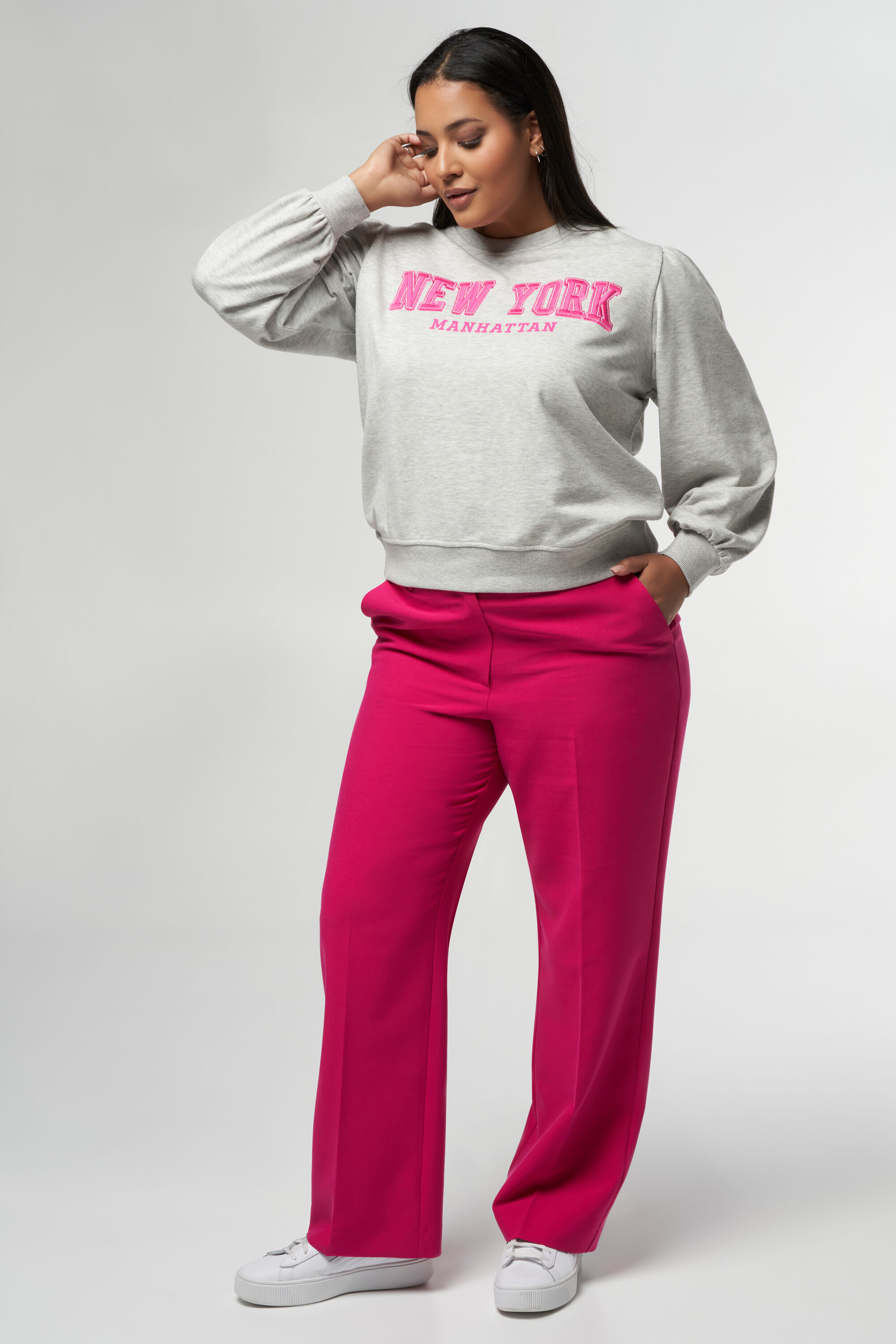 Pull avec inscription &laquo;&nbsp;NEW&nbsp;YORK&nbsp;&raquo;  image number 5