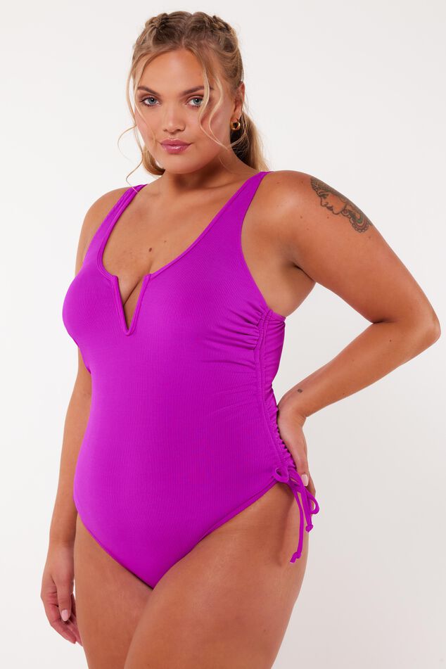 Maillot de bain avec détail en forme de V image number 7
