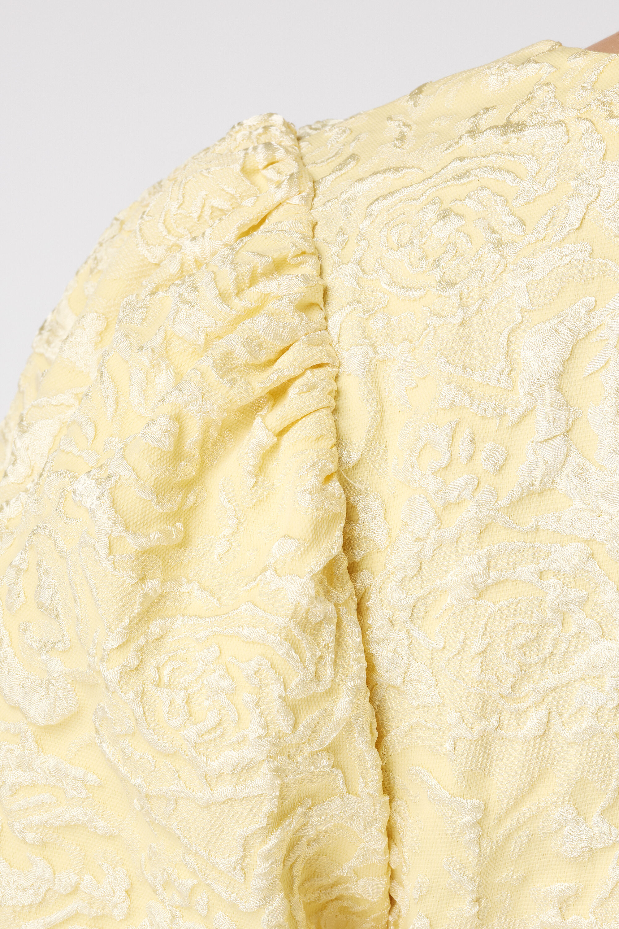 Blouse jacquard &agrave; manches bouffantes image number 6