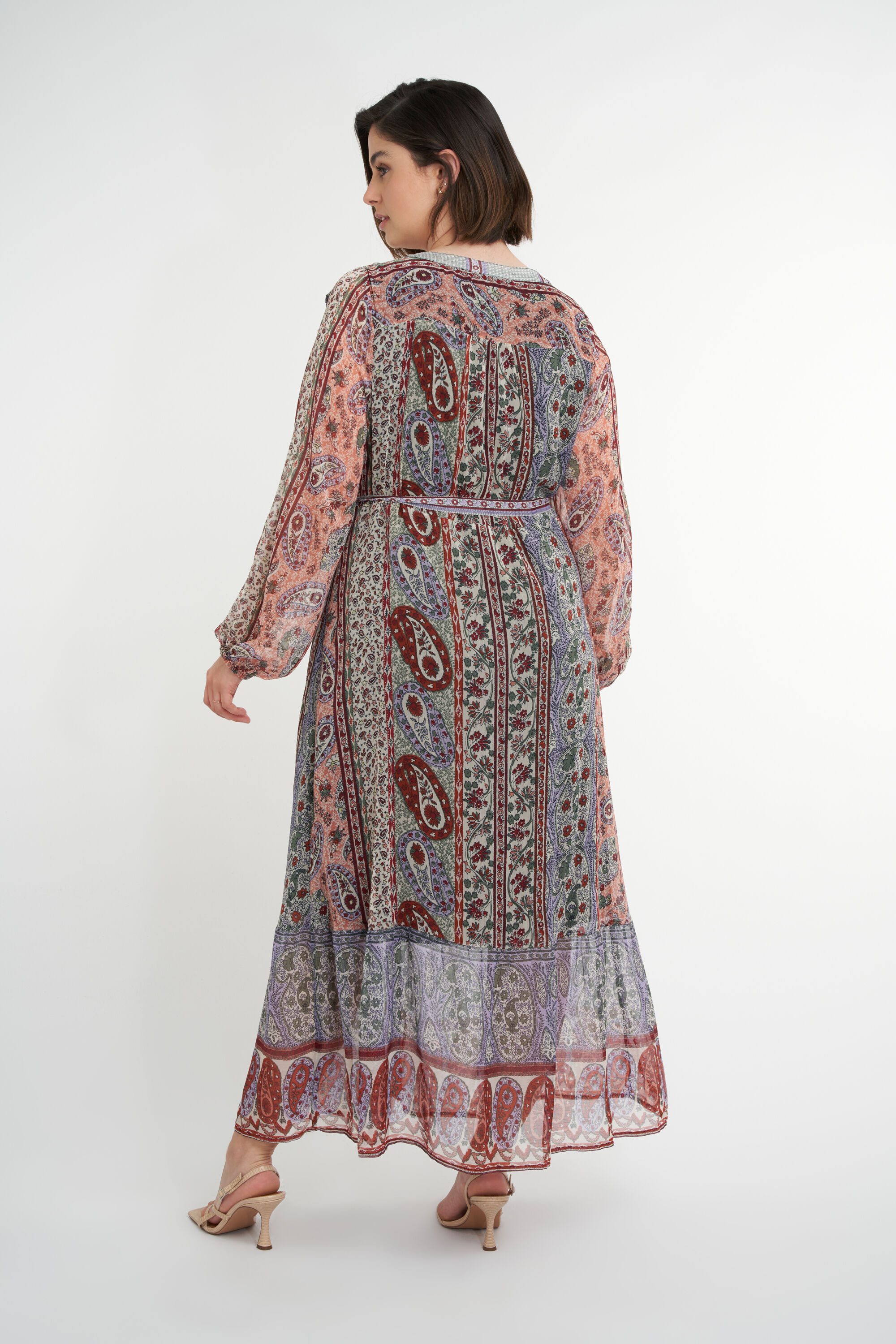 Robe longue &agrave; imprim&eacute;  image number 4