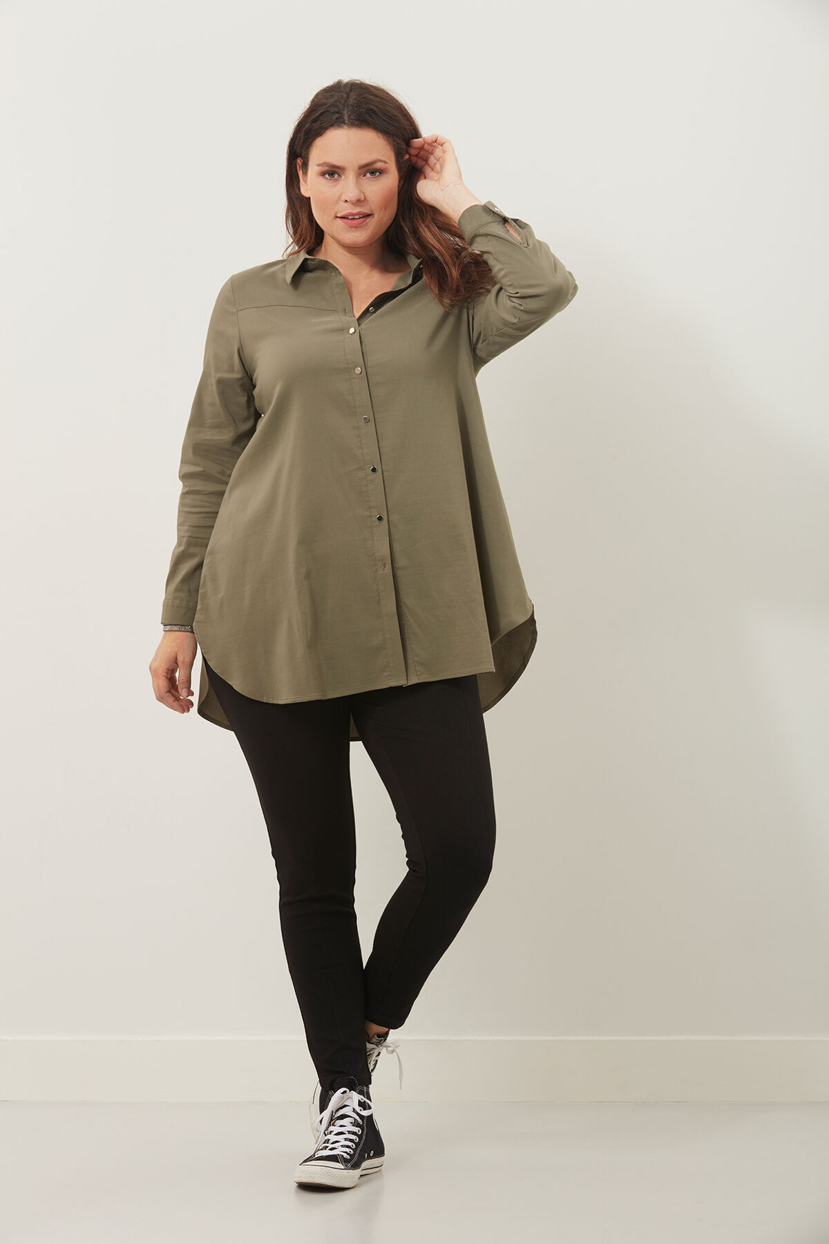 Chemisier long imprim&eacute; image number 3