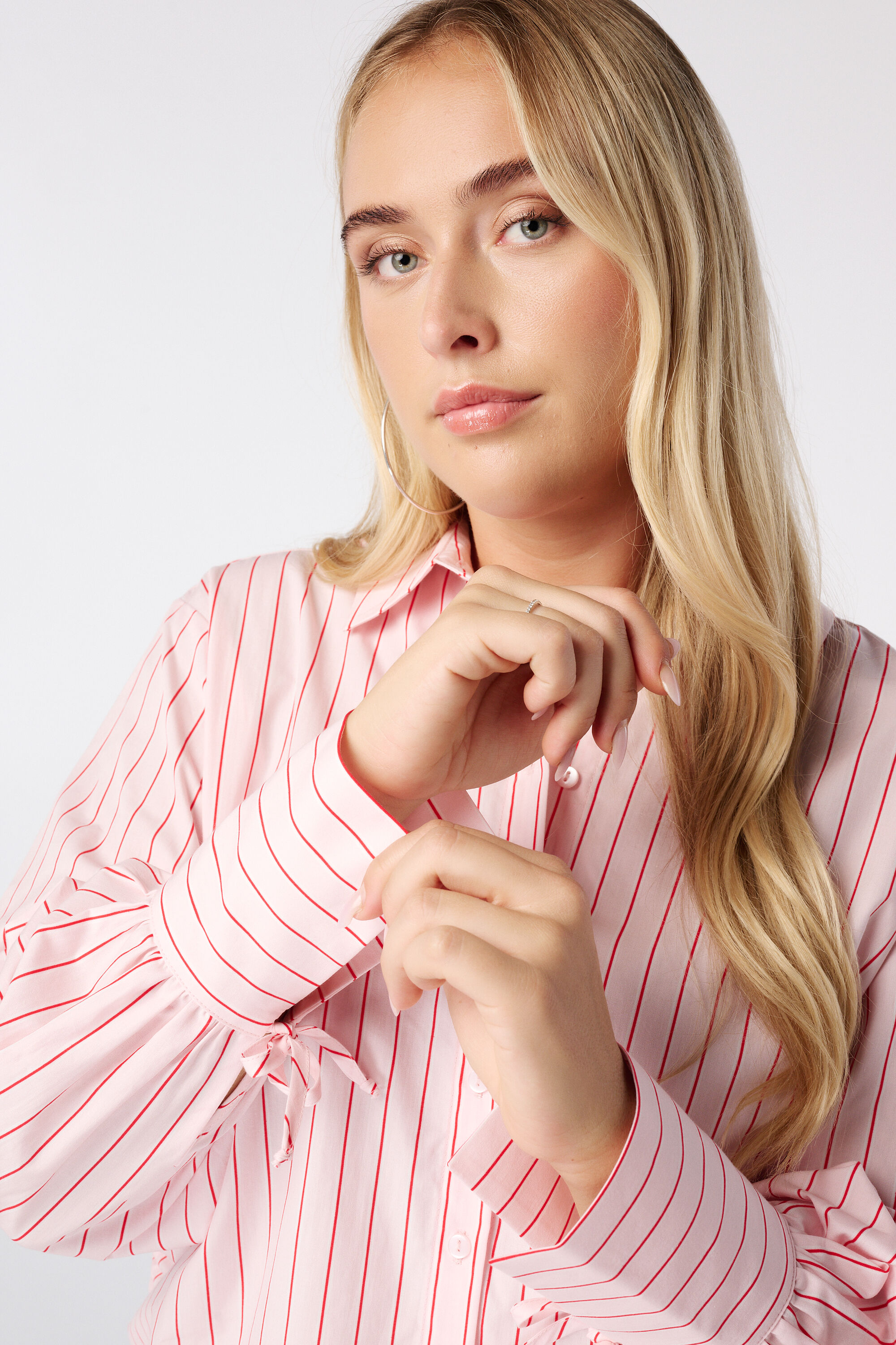 Blouse ray&eacute;e image number 4