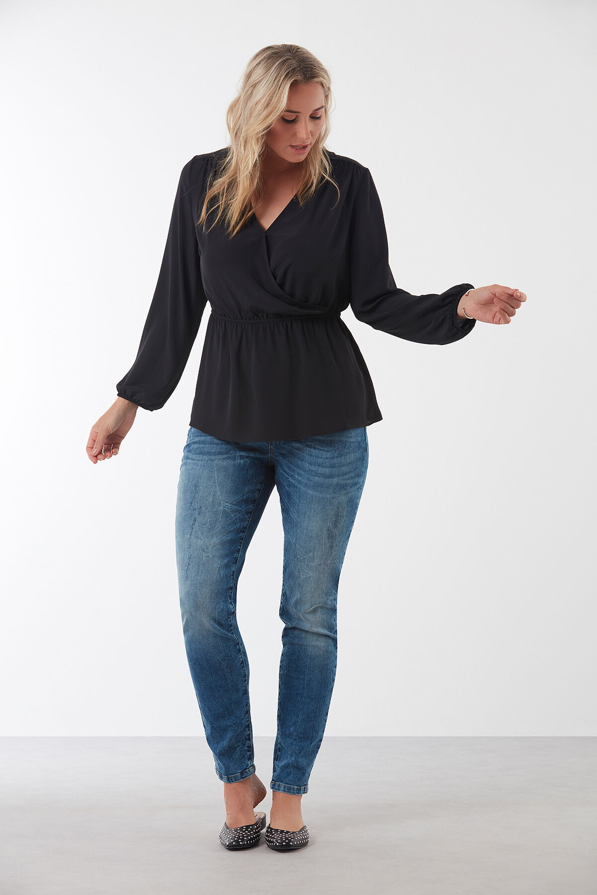 Blouse cache-coeur image number 4