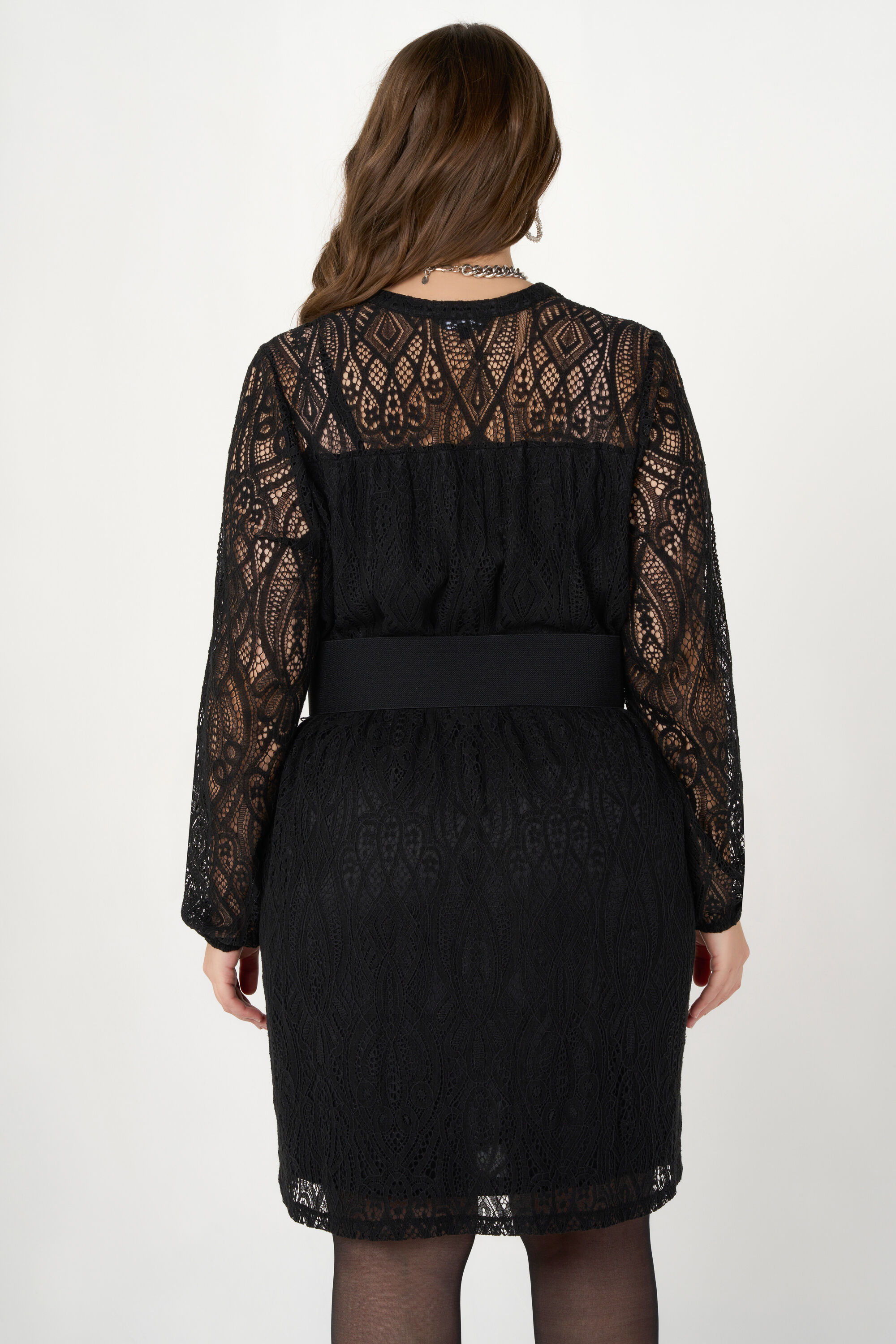 Robe midi avec dentelle image number 3