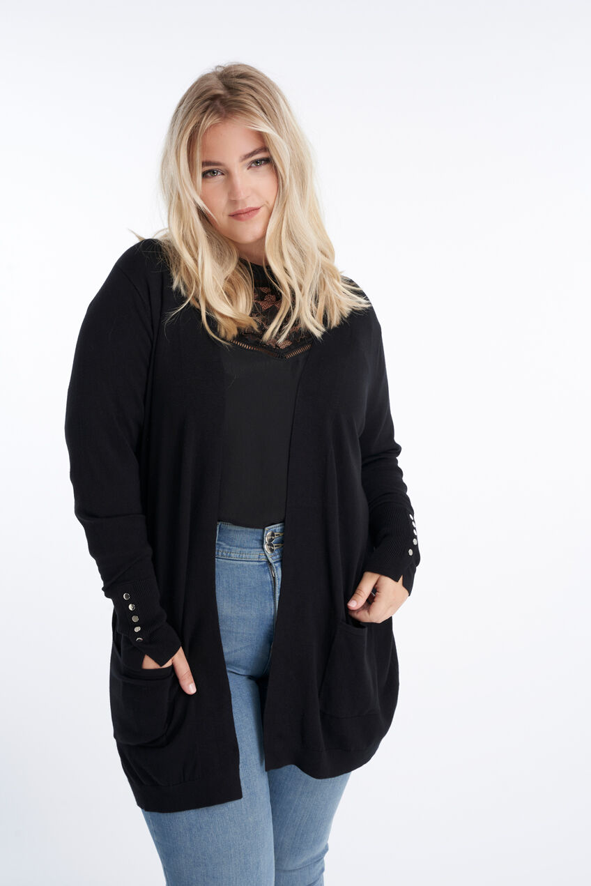 Cardigan long et ouvert image number 5