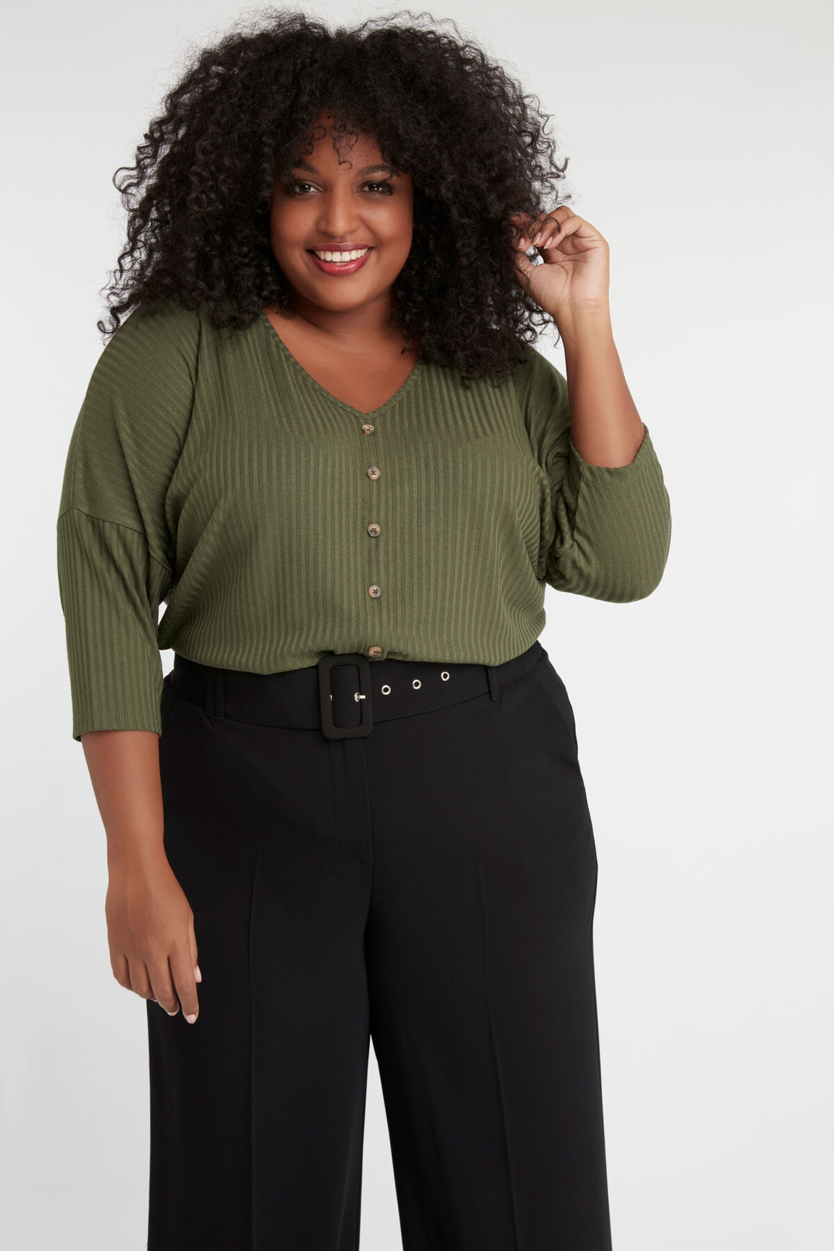 Pantalon coupe large image number 3