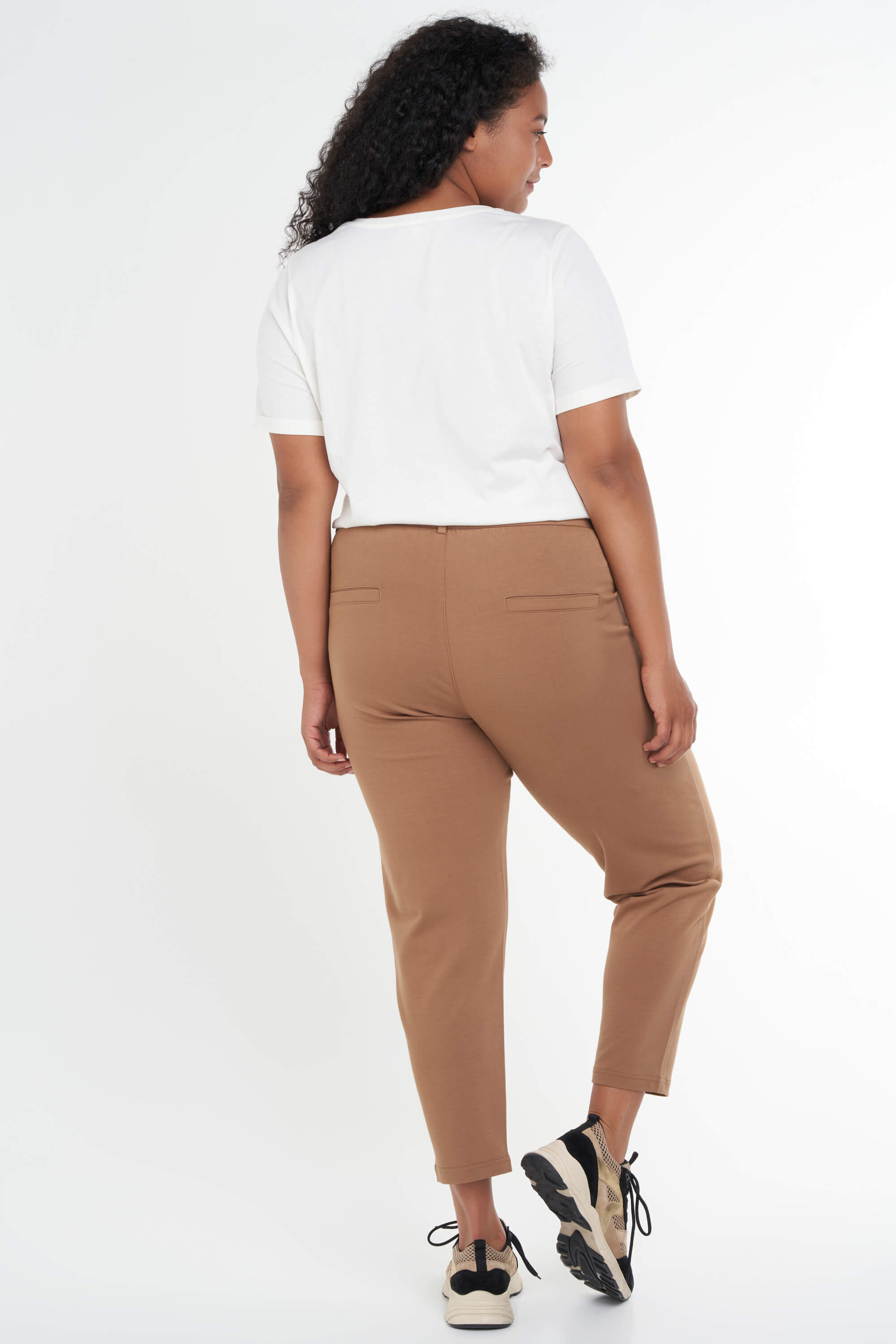 Pantalon avec fermeture &eacute;clair image number 4