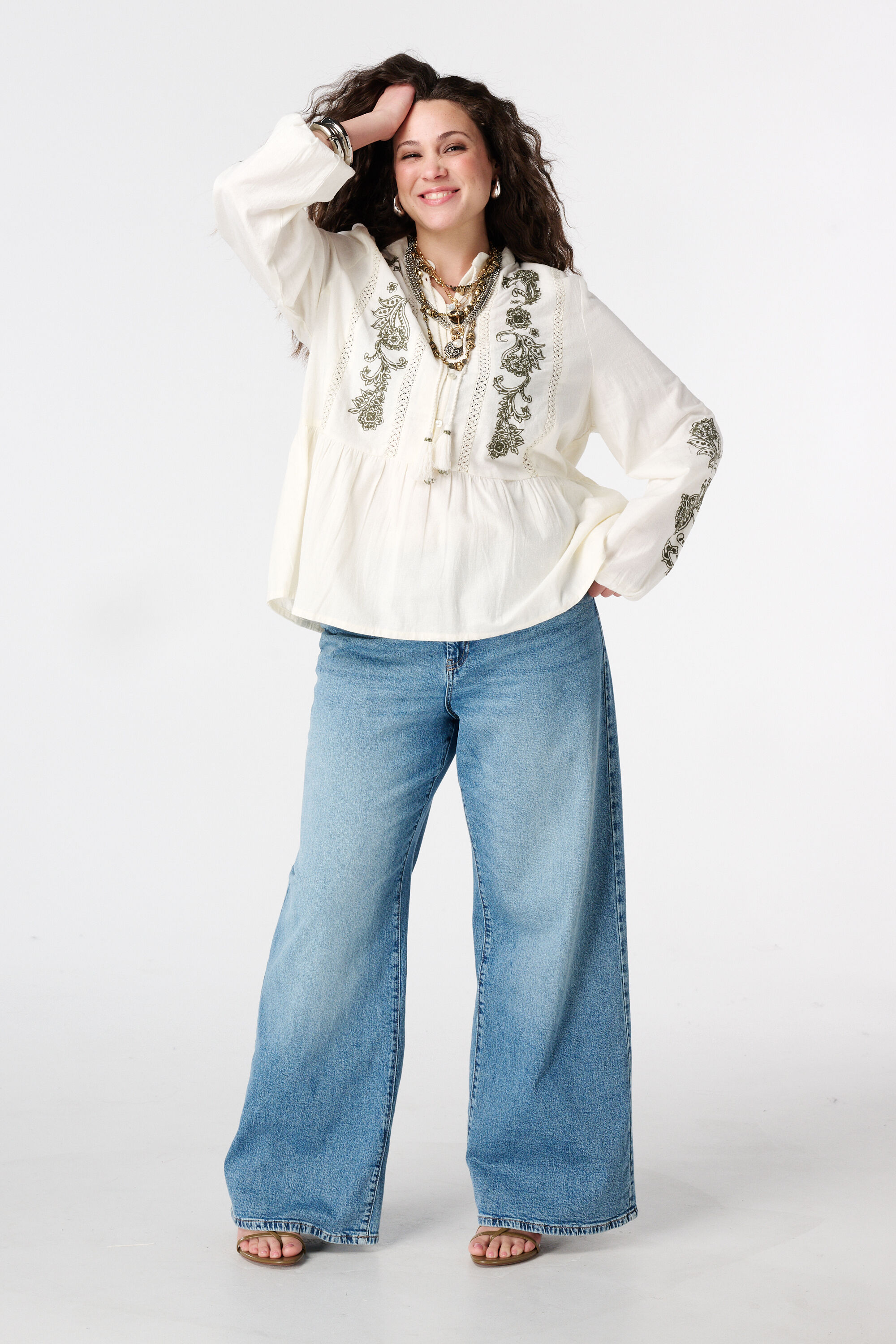 Blouse avec broderie image number 5