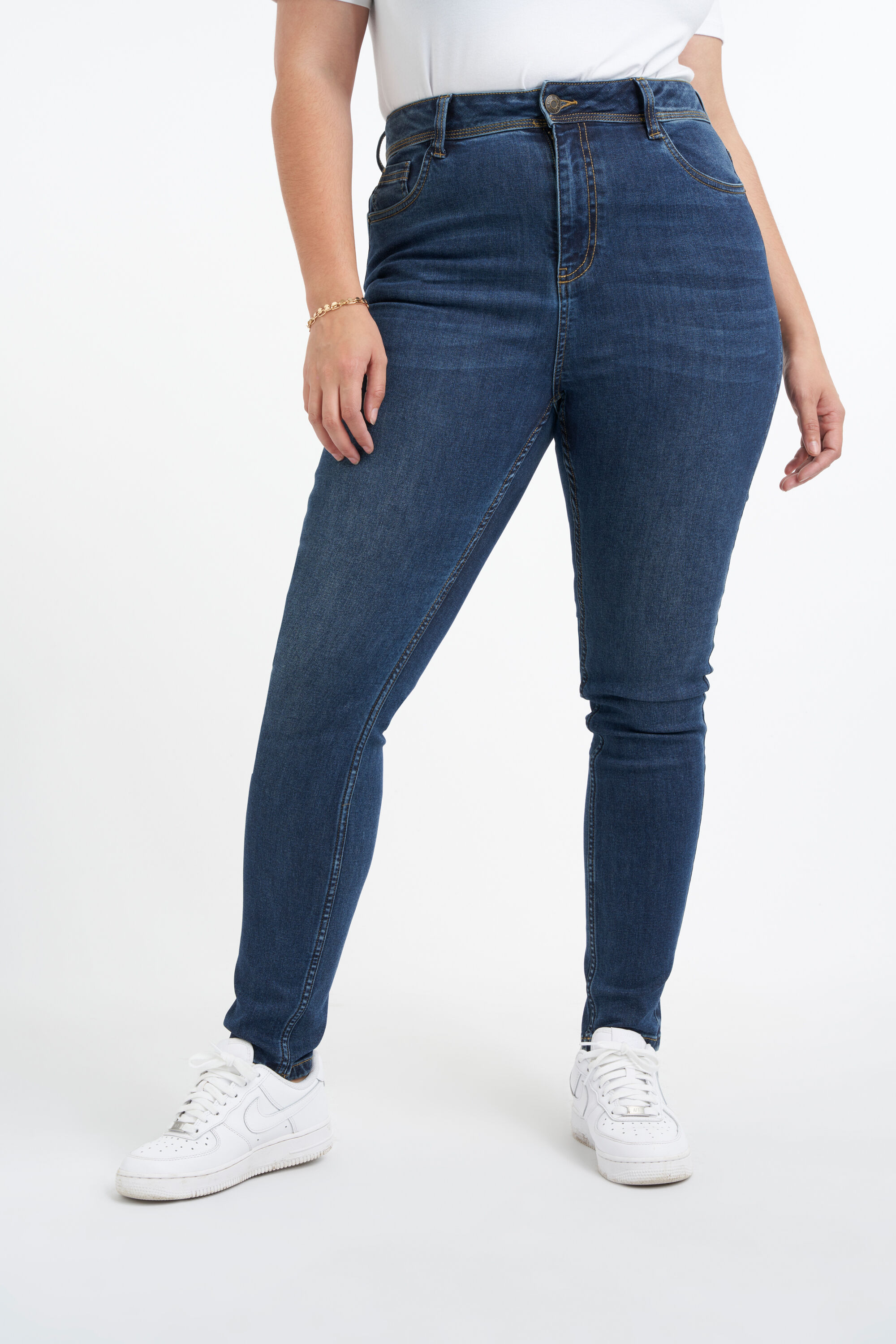 Jean moulant taille haute shop