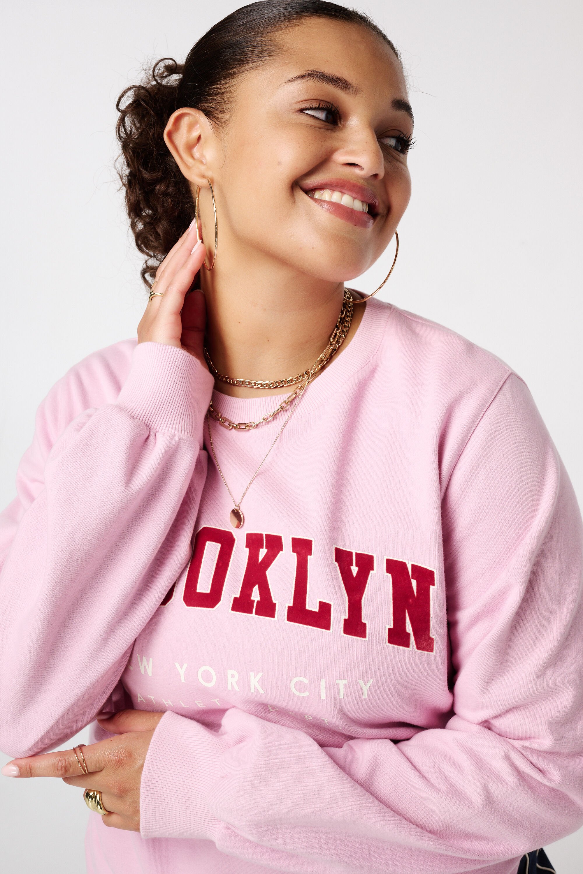 Sweat-shirt avec inscription image number 4