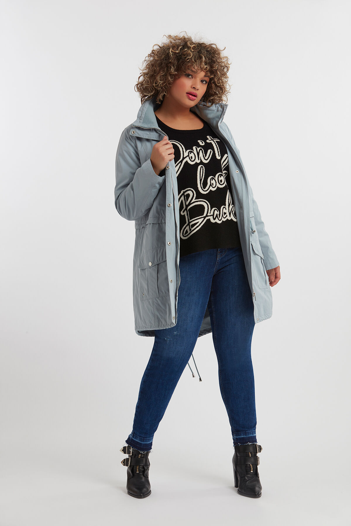 Parka avec d&eacute;tails brillants image number 3