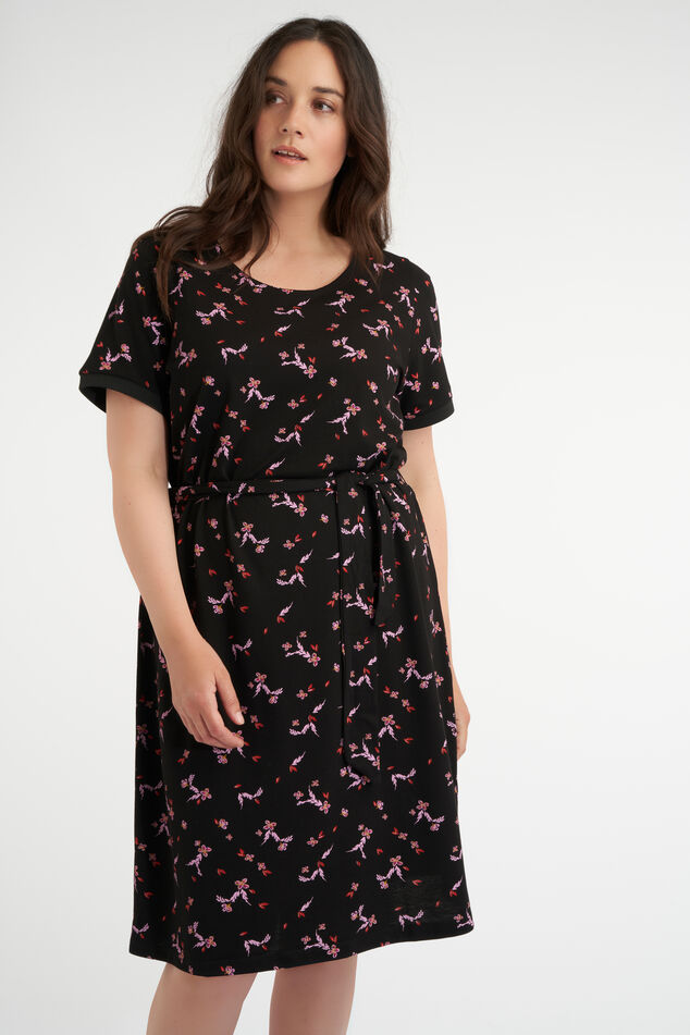 Robe avec ceinture à nouer image number 5