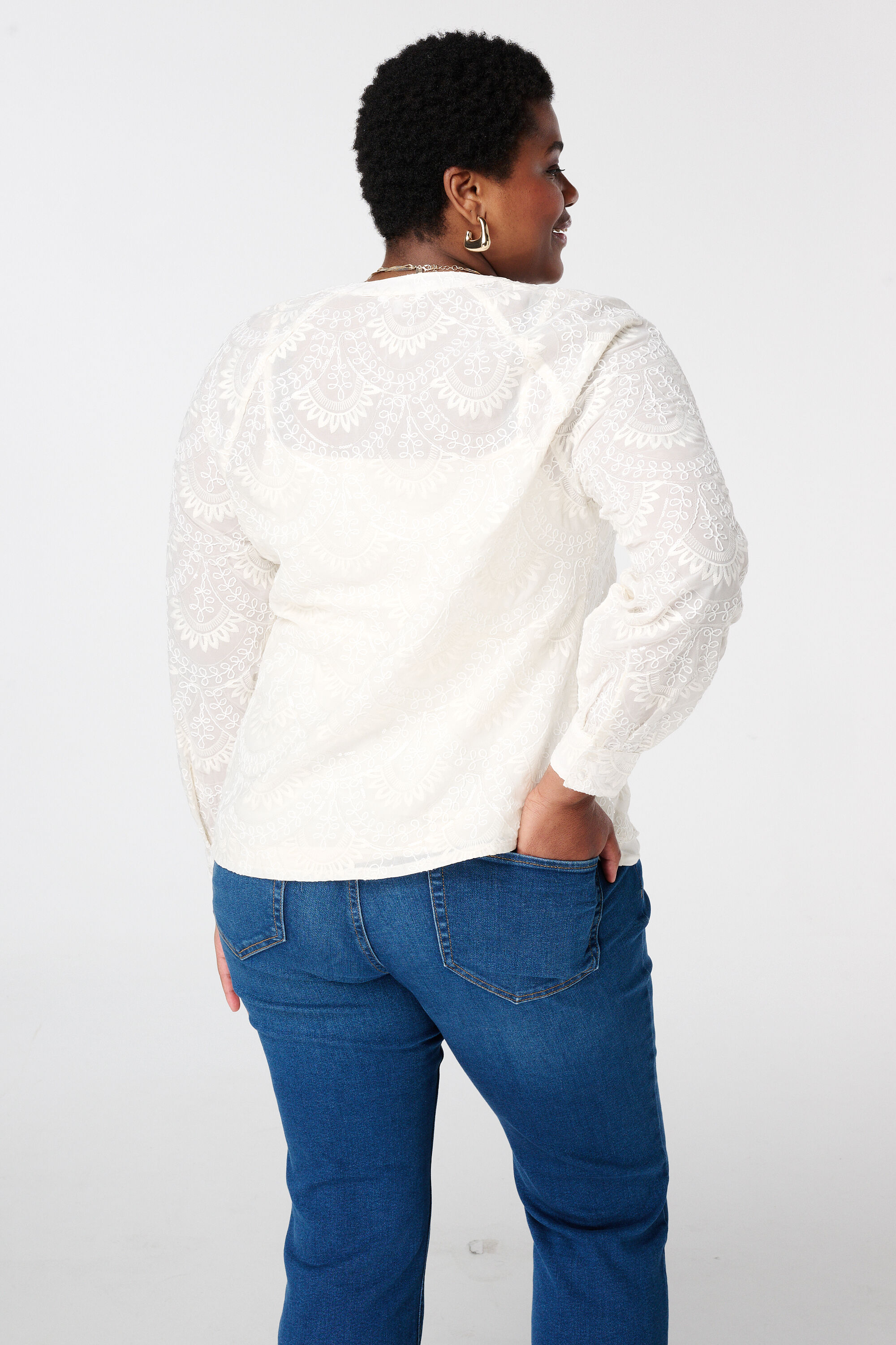 Blouse avec cordons image number 3