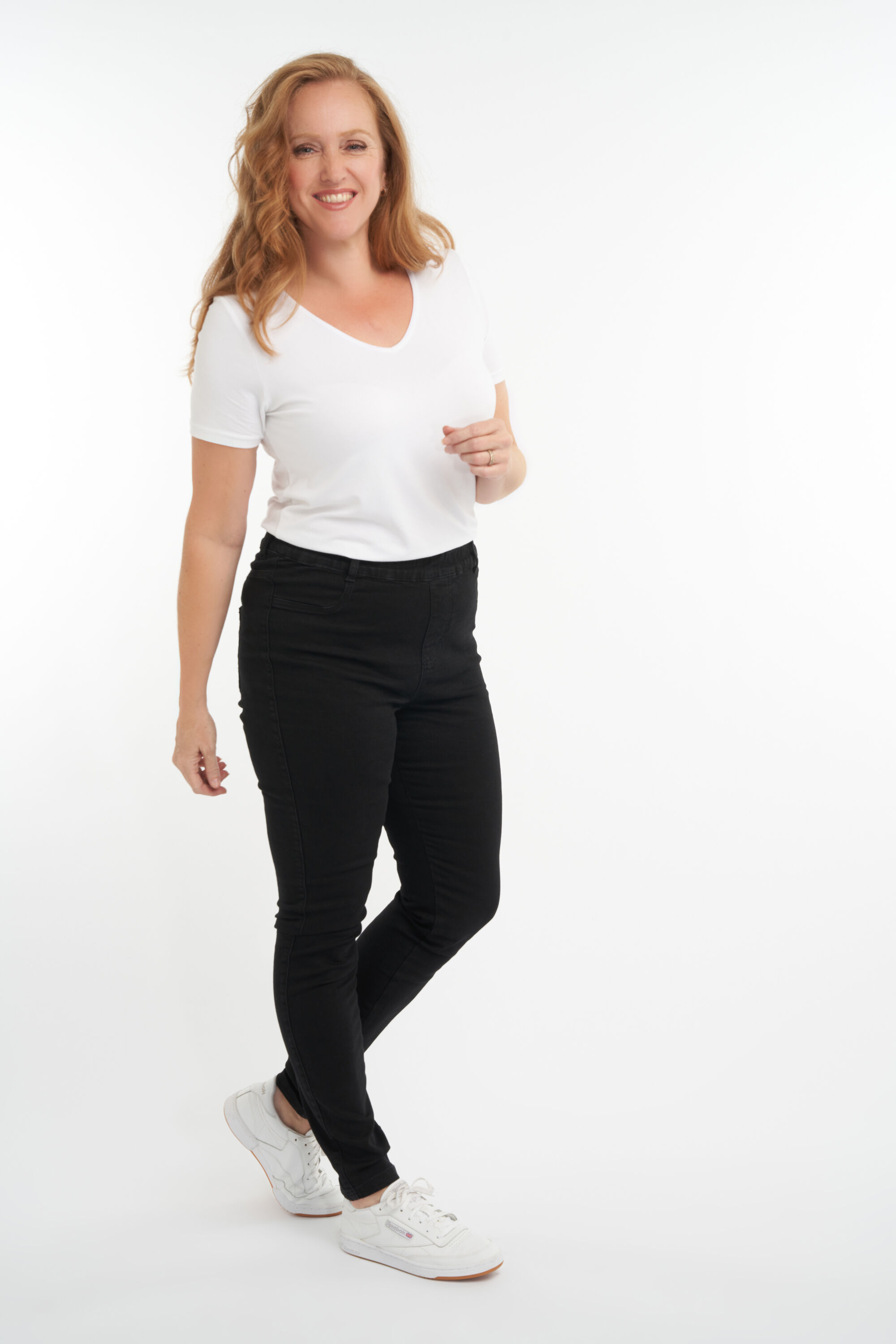 Tregging slim fit 34 inch POPPY  image number 4