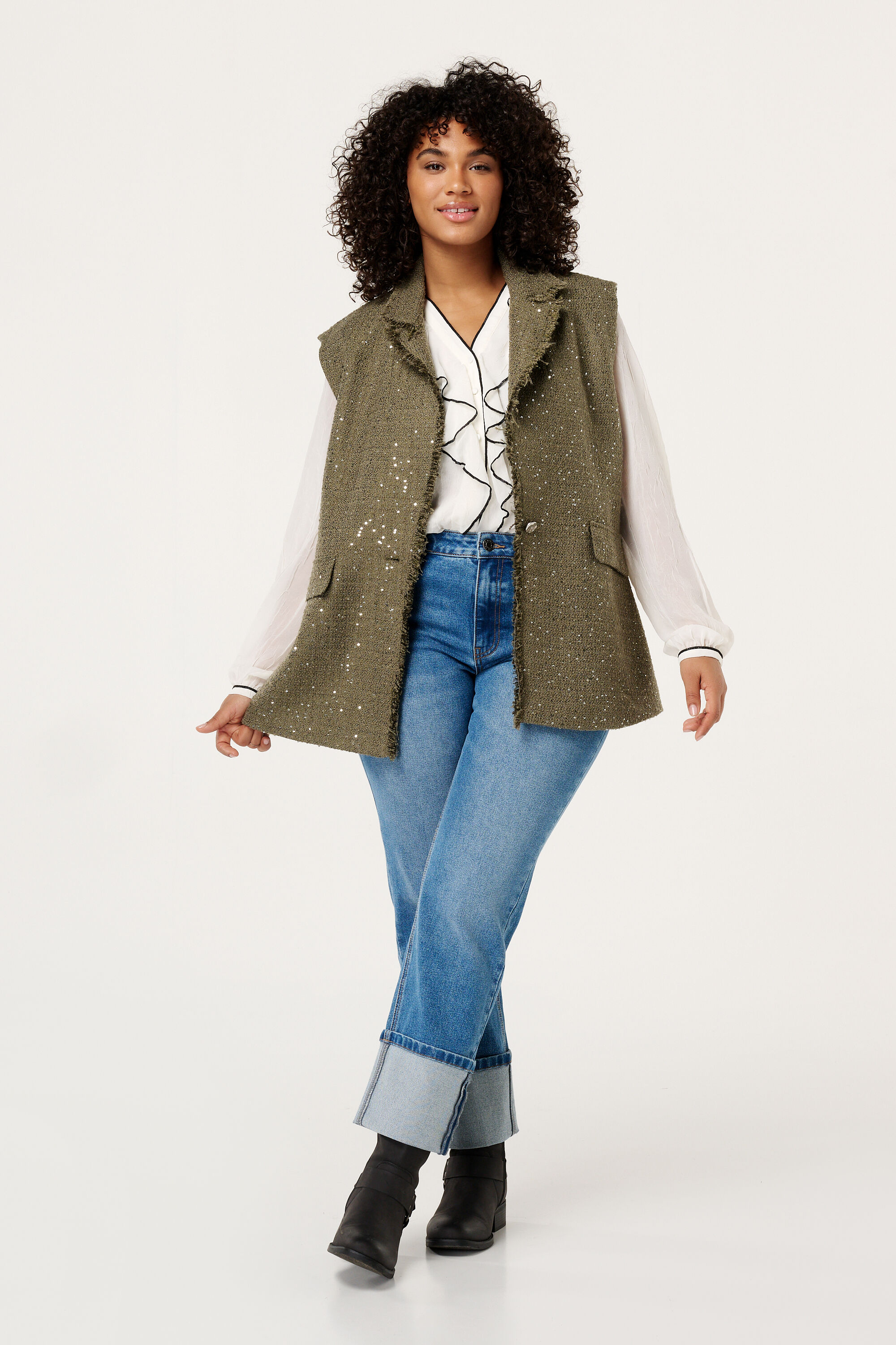 Gilet en tweed image number 5